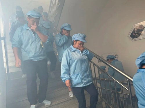 精華股份開(kāi)展2023年度消防逃生、應急救援演練活動(dòng)(圖7)